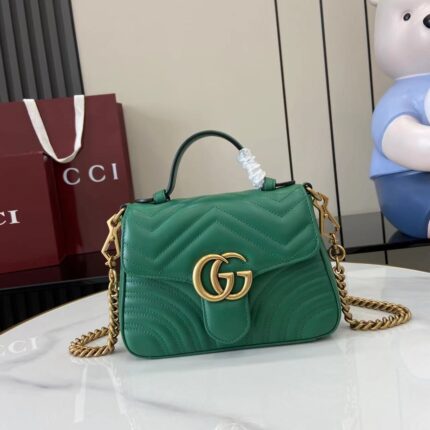 GUCCI GG Marmont Mini Top Handle Bag