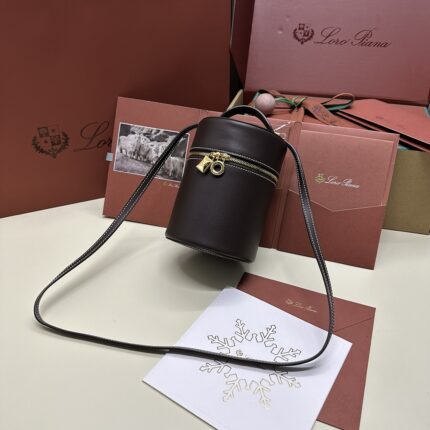 Loro Piana Bale Leather Phone Pouch