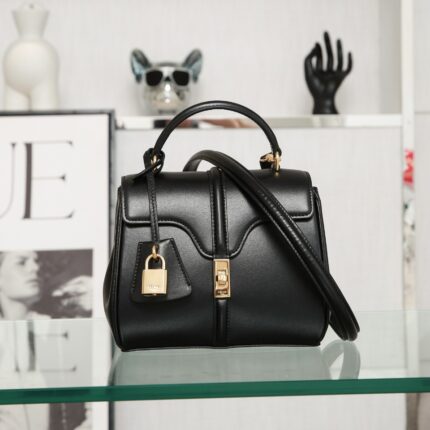 CELINE MINI 16 IN satinated calfskin