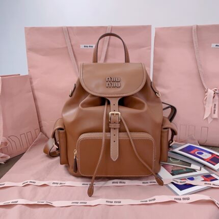 miu miu Medium Leather backpack