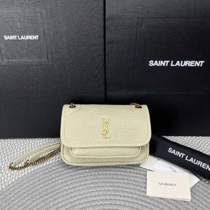Saint Laurent NIKI mini in grained lambskin