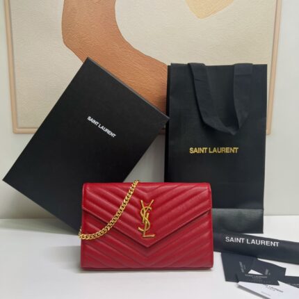 Saint Laurent CASSANDRE CHAIN WALLET