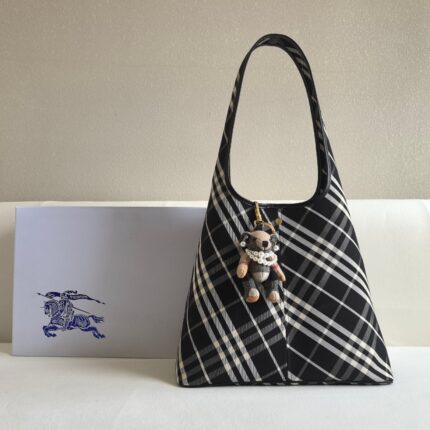 Burberry Large Check Shoulder Bag