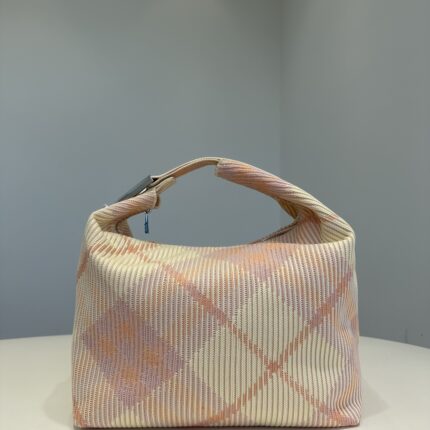 Burberry Peg Check Medium Shoulder Bag